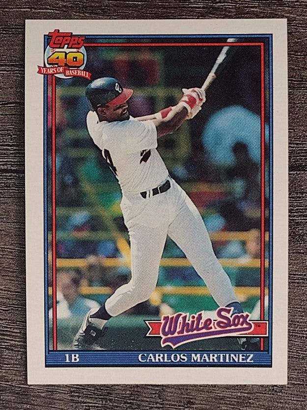 1991 Topps #156 Carlos Martinez