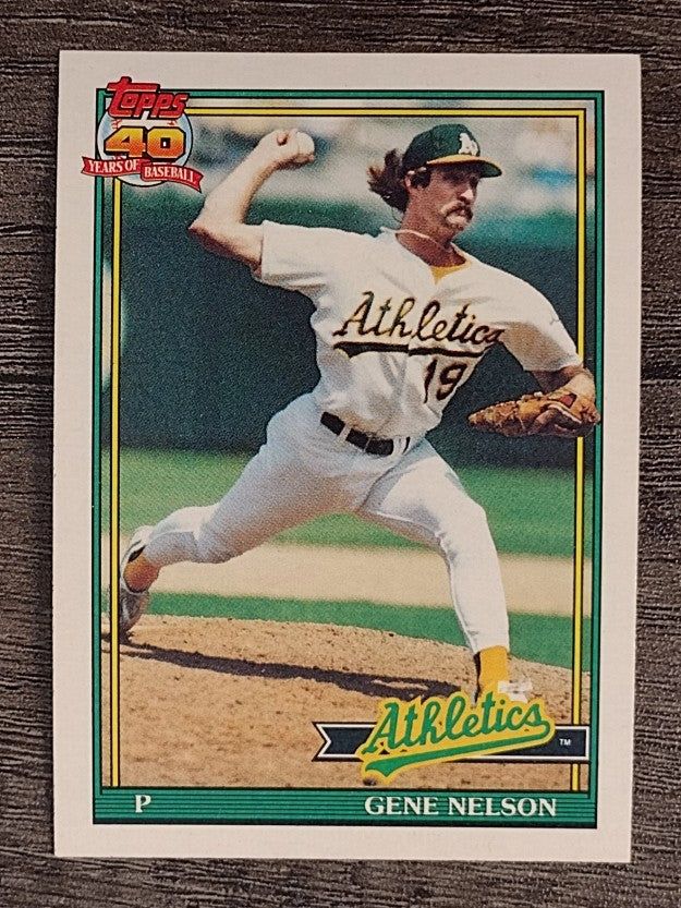 1991 Topps #316 Gene Nelson