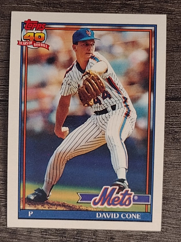 1991 Topps #680 David Cone