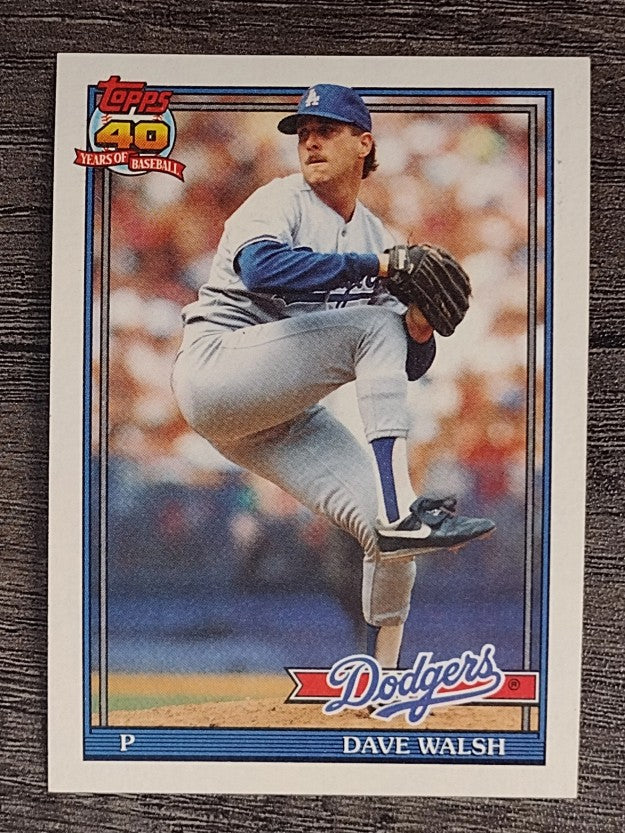 1991 Topps #367 Dave Walsh RC