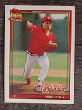 1991 Topps #205 Mike Perez RC