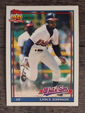 1991 Topps #243 Lance Johnson