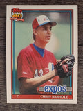 1991 Topps #197 Chris Nabholz