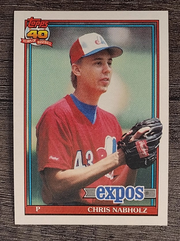 1991 Topps #197 Chris Nabholz