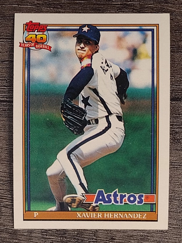 1991 Topps #194 Xavier Hernandez