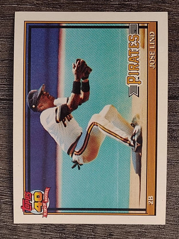 1991 Topps #537 Jose Lind