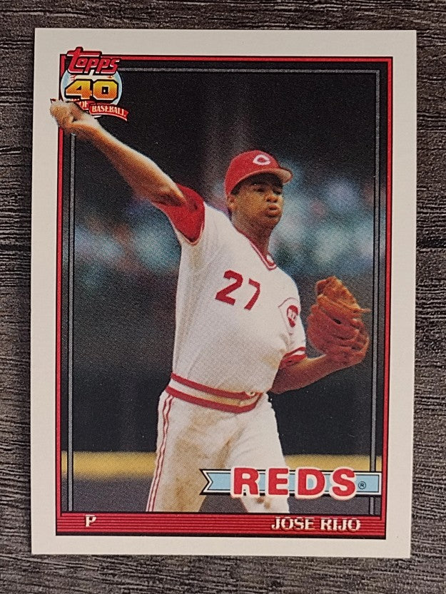 1991 Topps #493 Jose Rijo