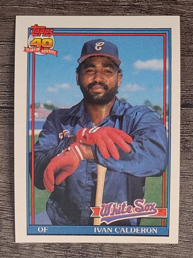 1991 Topps #93 Ivan Calderon