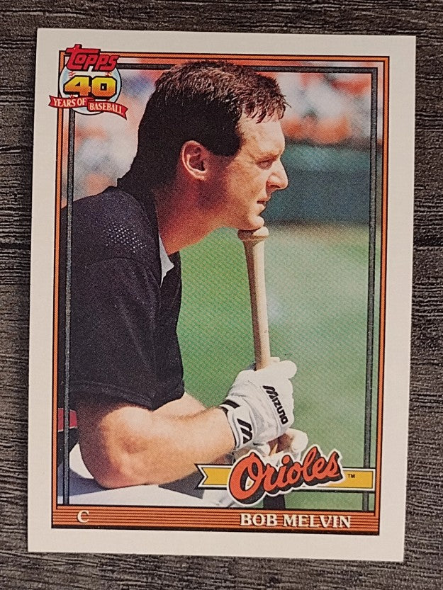 1991 Topps #249 Bob Melvin