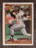 1991 Topps #628 Greg Litton