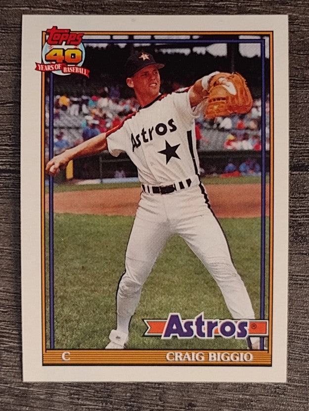 1991 Topps #565 Craig Biggio