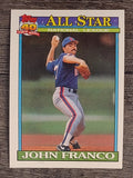 1991 Topps #407 John Franco AS