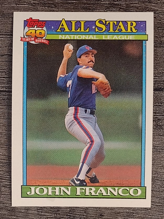 1991 Topps #407 John Franco AS