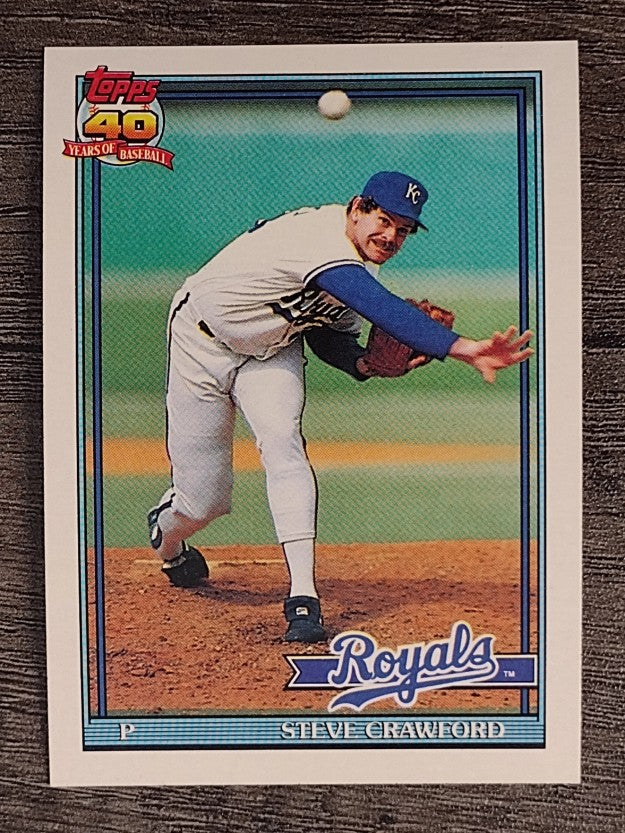 1991 Topps #718 Steve Crawford