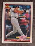 1991 Topps #654 Paul Sorrento