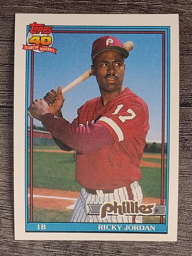 1991 Topps #712 Ricky Jordan