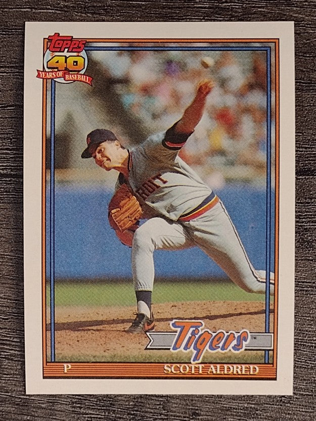 1991 Topps #658 Scott Aldred