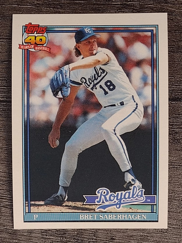 1991 Topps #280 Bret Saberhagen
