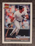 1991 Topps #738 Mel Hall