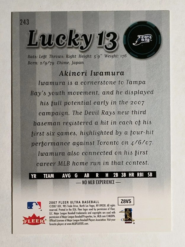 2007 Ultra #243 Akinori Iwamura L13 RC