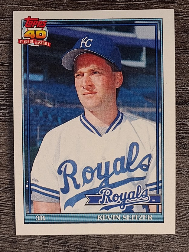 1991 Topps #695 Kevin Seitzer