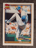 1991 Topps #655 Erik Hanson