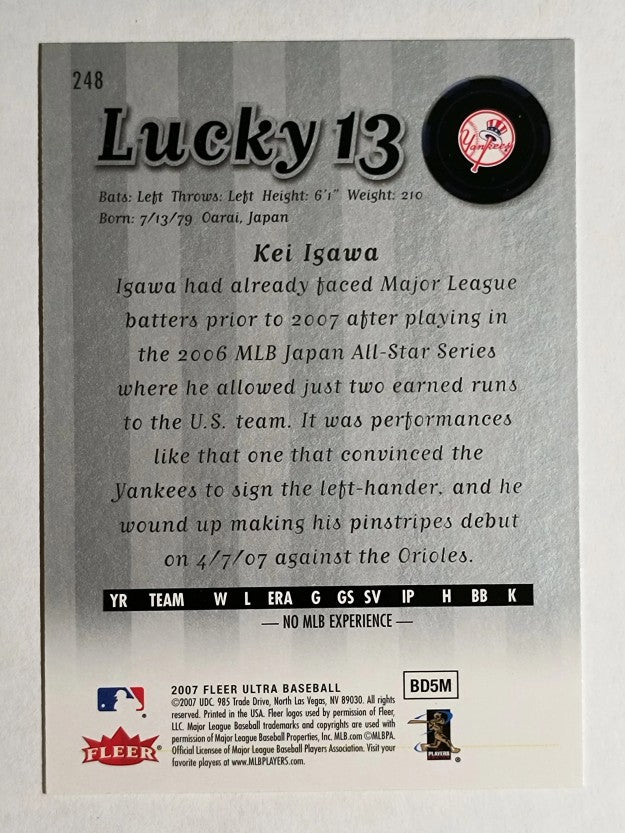 2007 Ultra #248 Kei Igawa L13 RC