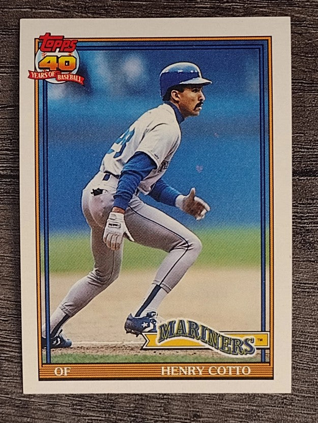 1991 Topps #634 Henry Cotto