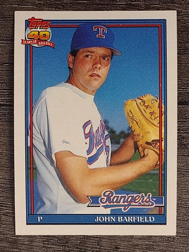 1991 Topps #428 John Barfield