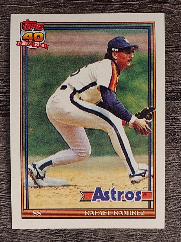 1991 Topps #423 Rafael Ramirez