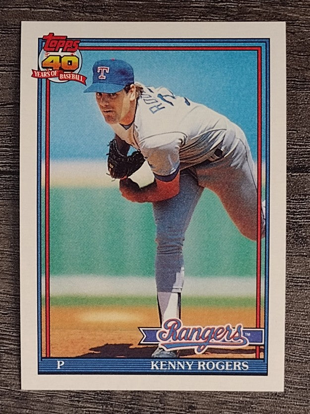 1991 Topps #332 Kenny Rogers