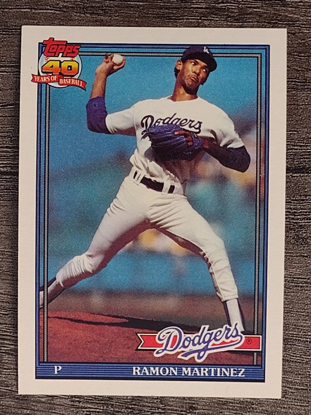 1991 Topps #340 Ramon Martinez