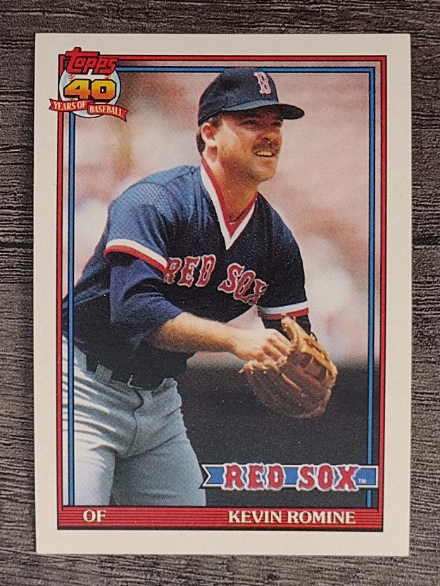 1991 Topps #652 Kevin Romine