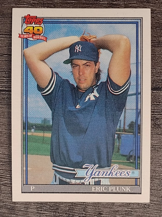 1991 Topps #786 Eric Plunk
