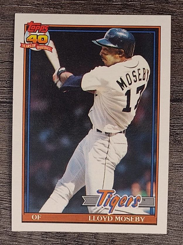 1991 Topps #632 Lloyd Moseby