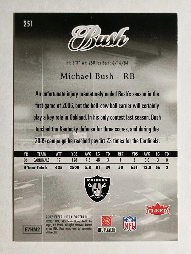 2007 Ultra #251 Michael Bush RC