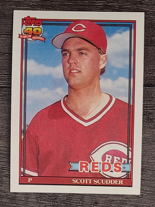1991 Topps #713 Scott Scudder
