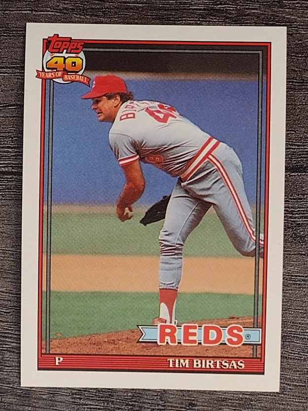 1991 Topps #289 Tim Birtsas