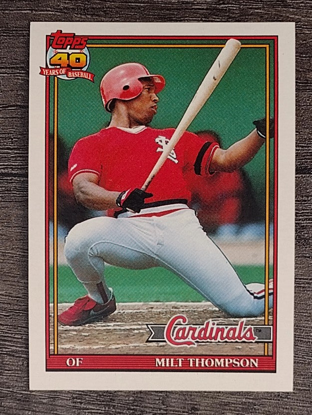 1991 Topps #63 Milt Thompson
