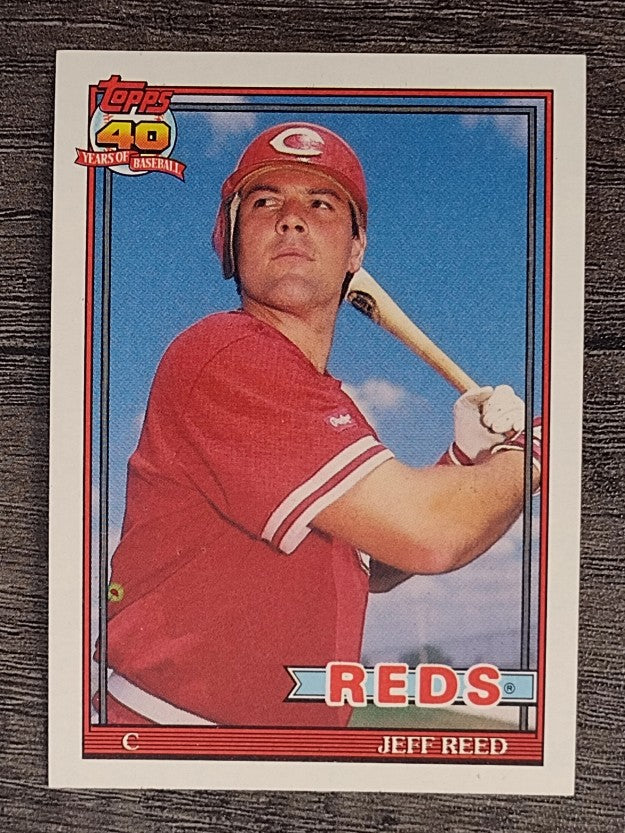 1991 Topps #419 Jeff Reed
