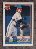 1991 Topps #442 Charlie O'Brien