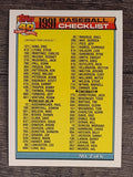 1991 Topps #263 Checklist 2