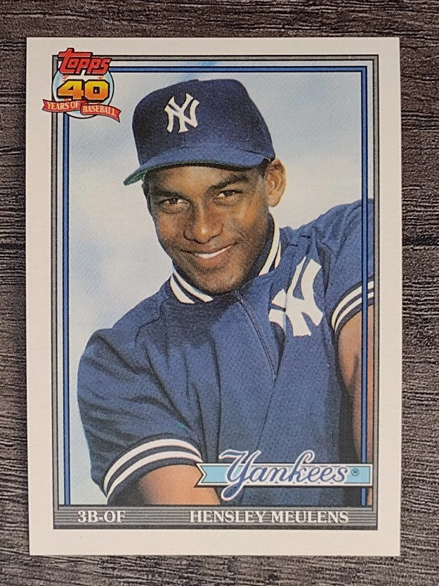 1991 Topps #259 Hensley Meulens