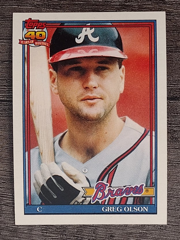 1991 Topps #673 Greg Olson
