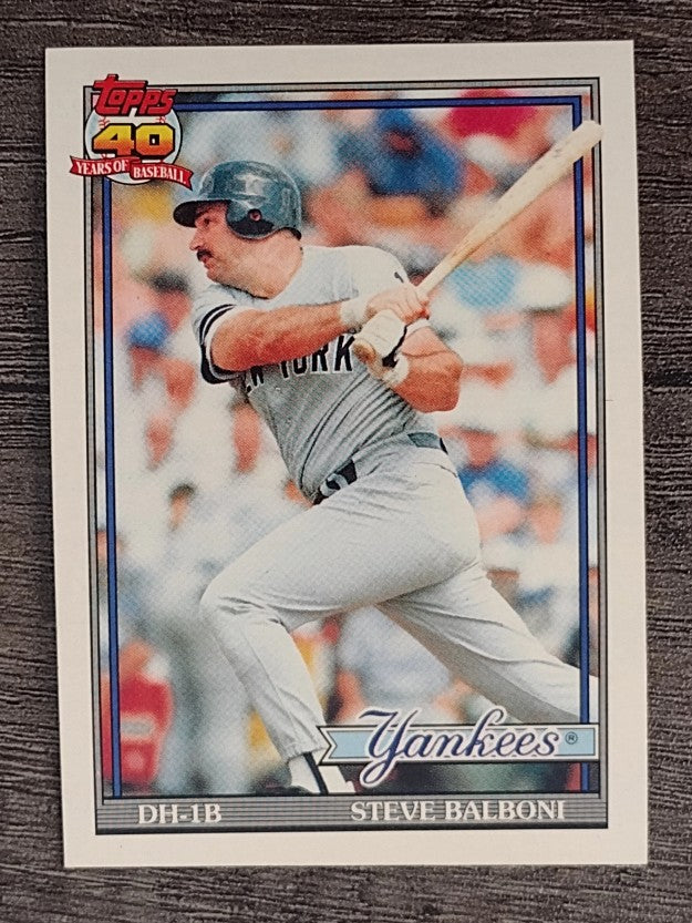 1991 Topps #511 Steve Balboni