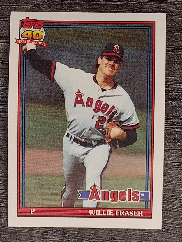 1991 Topps #784 Willie Fraser