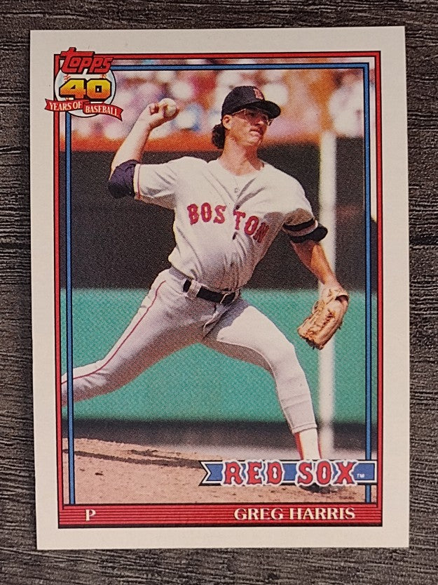 1991 Topps #123 Greg A. Harris