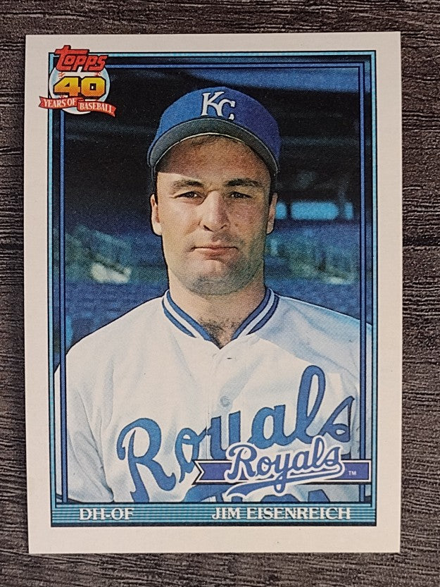 1991 Topps #707 Jim Eisenreich