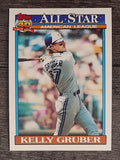 1991 Topps #388 Kelly Gruber AS
