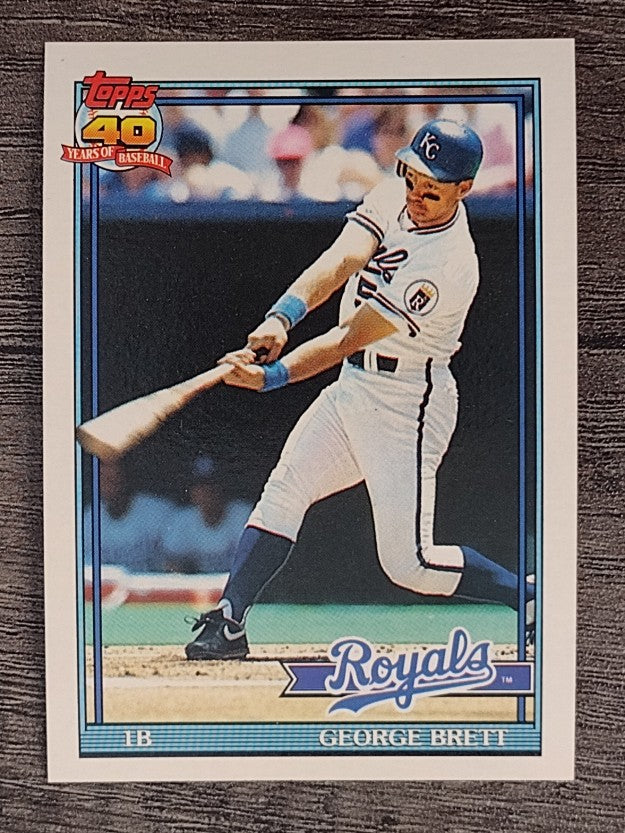 1991 Topps #540 George Brett